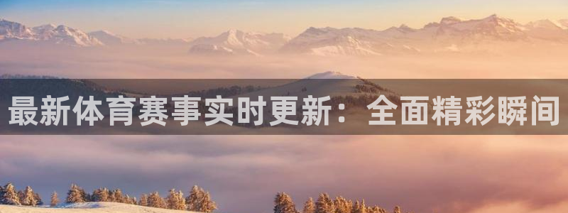 最新体育赛事实时更新：全面精彩瞬间