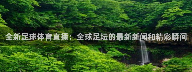 全新足球体育直播：全球足坛的最新新闻和精彩瞬间